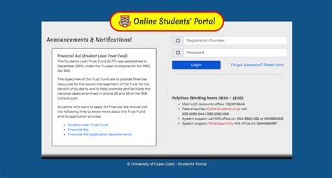 ucc smart card office|Student Login .